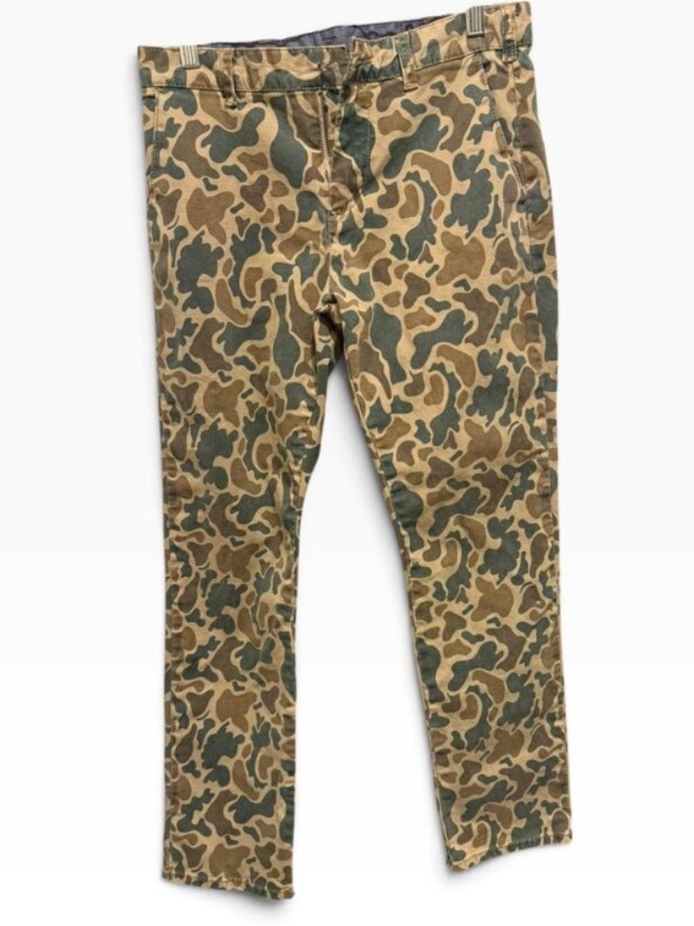 California Republic Camo Cargo Pants 29x30 98% Cotton Utility Trousers Y2K